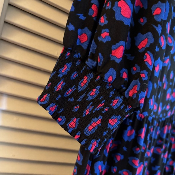 Superhero SCAMP & DUDE tiered PINK LEOPARD PRINT maxi! US SIZE 10 - Picture 5 of 13